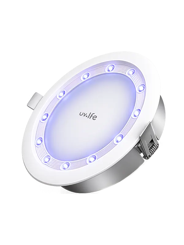 UV-Life 140 mm recessed UV-C LED downlight