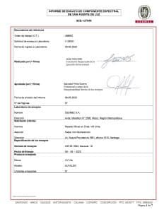 Certificação de produto Bureau Veritas dos equipamentos UV-C UV-Life, página 1